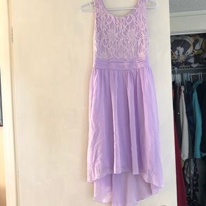 Girls light purple dress